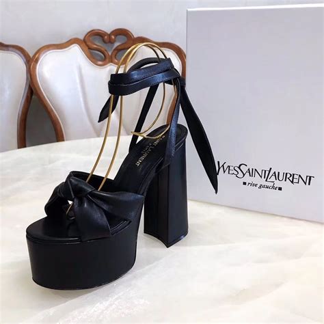 ysl star ankle heels